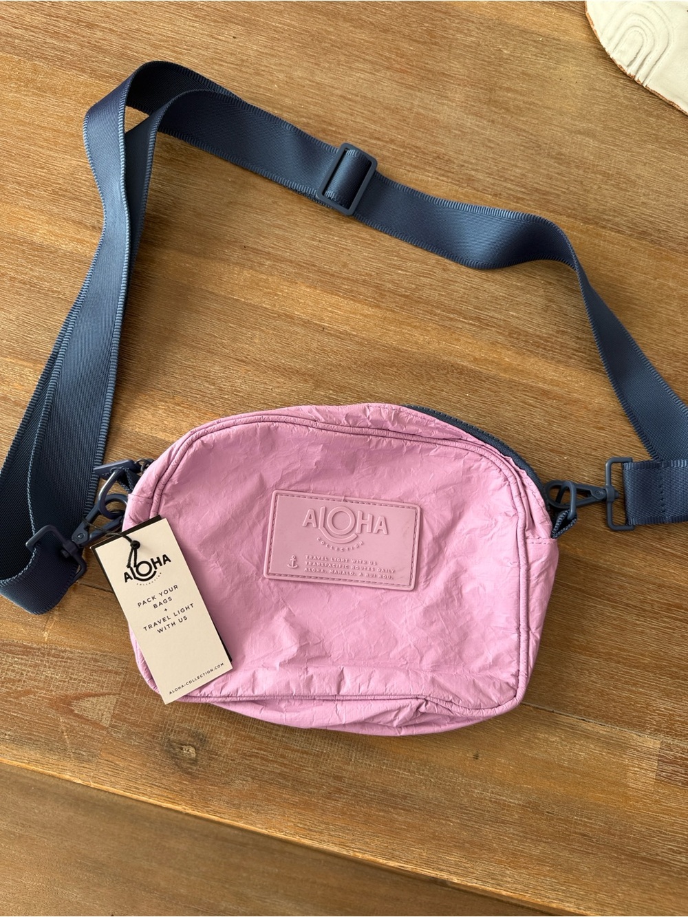 ALOHA Collection Le Tour Monochrome Crossbody Bag Orchid Lavender